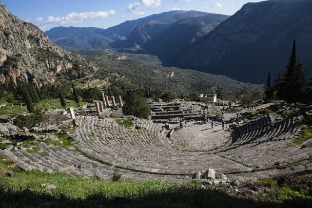 The theatre at Delphi